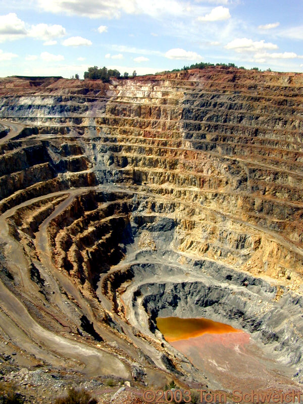 Corta Atalaya, the largest pit at Rio Tinto.