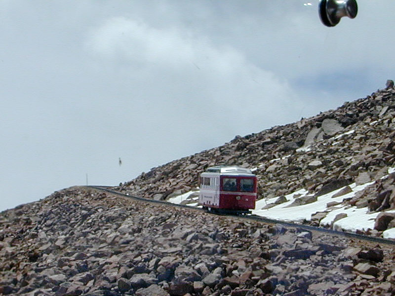 Cog railway to Pike's Peak.