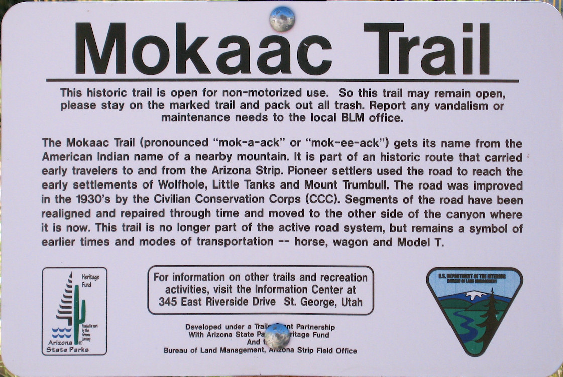 Arizona, Mohave County, Mokaac Trail