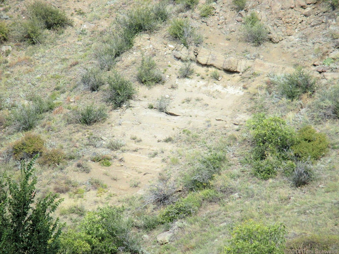 Colorado, Jefferson County, North Table Mountain, South Table Mountain, Denver Formation