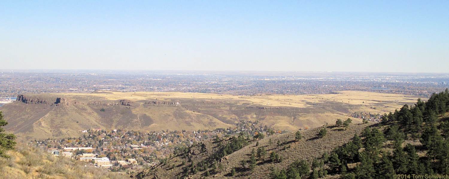 Colorado, Jefferson County, Golden, South Table Mountain