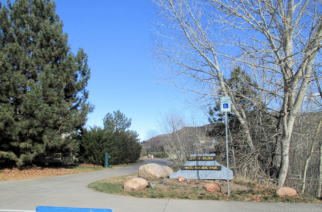 Colorado, Jefferson County, Golden, White Ash Mine Park