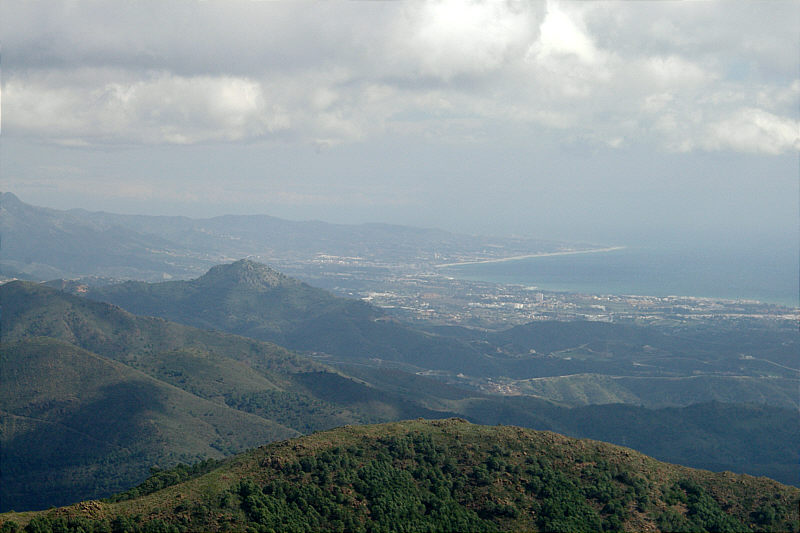 View of Estepona from Puerto de Penas Blancas