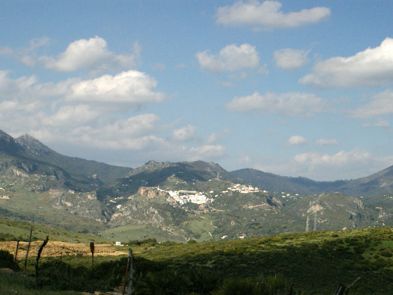 View of Casares from A-377.