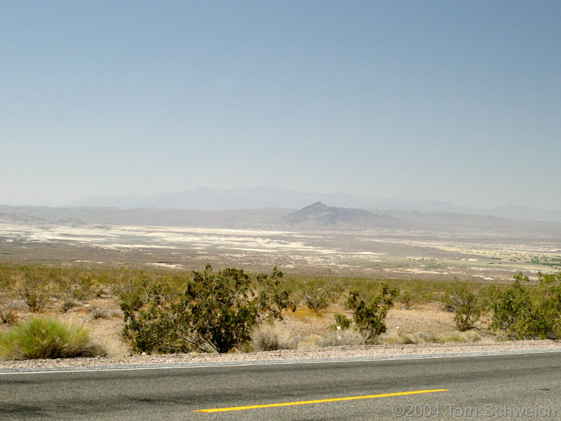 Tecopa Lake beds between Tecopa and Shoshone.