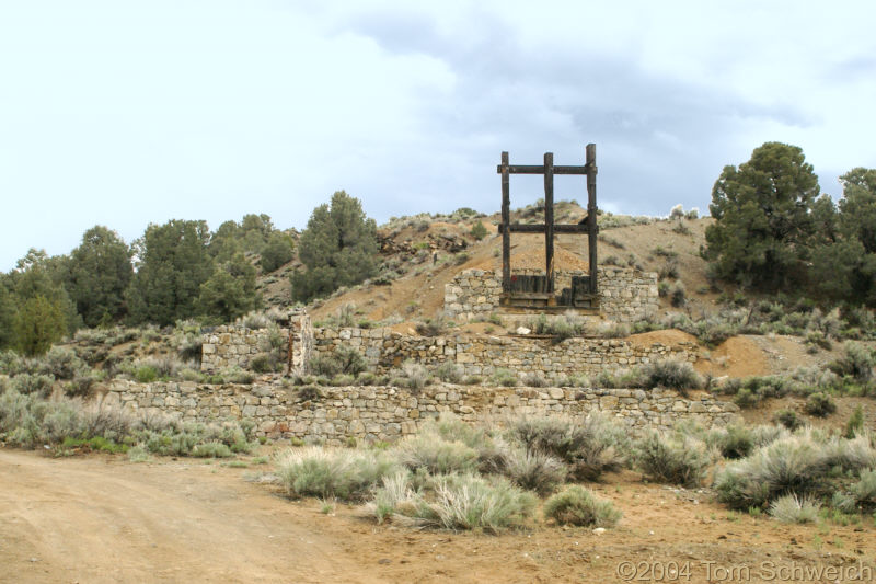 Pigeon Stamp Mill, Esmeralda County, Nevada