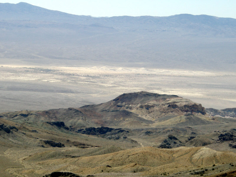 Clayton Valley Dunes from Coyote Summit.