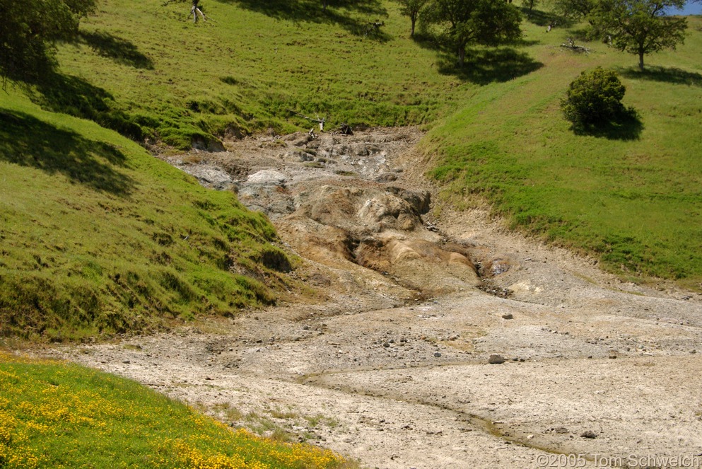 Cold sulfur spring, San Benito County, California