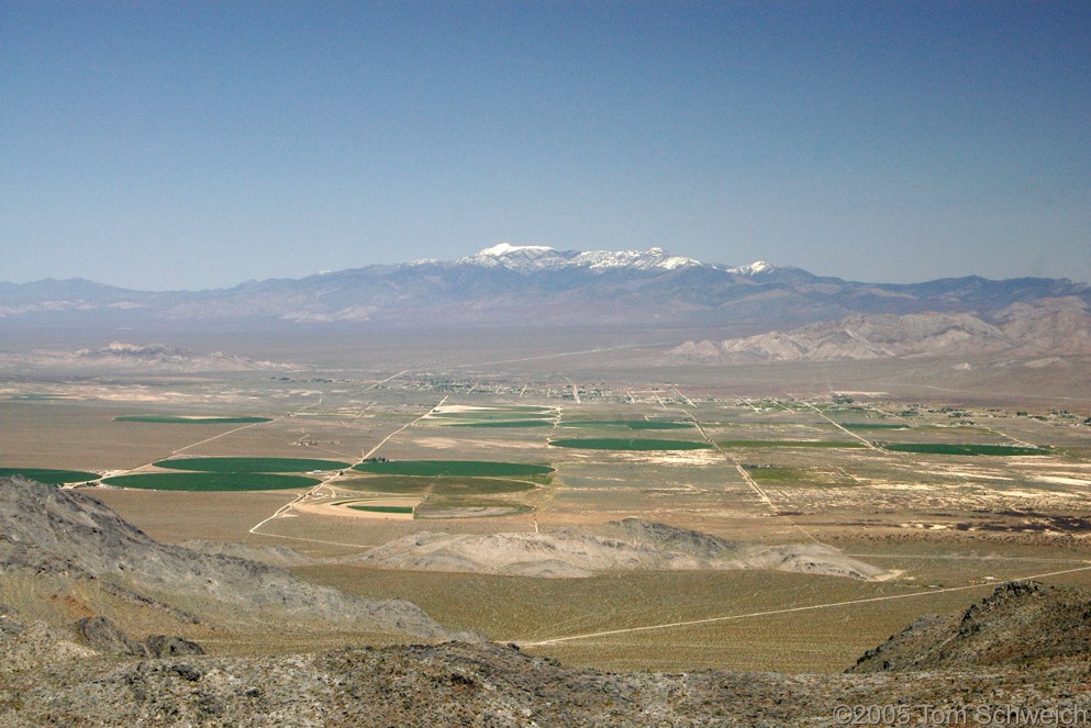 Mesquite Valley, San Bernardino County, California, Spring Mountains, Clark County, Nevada