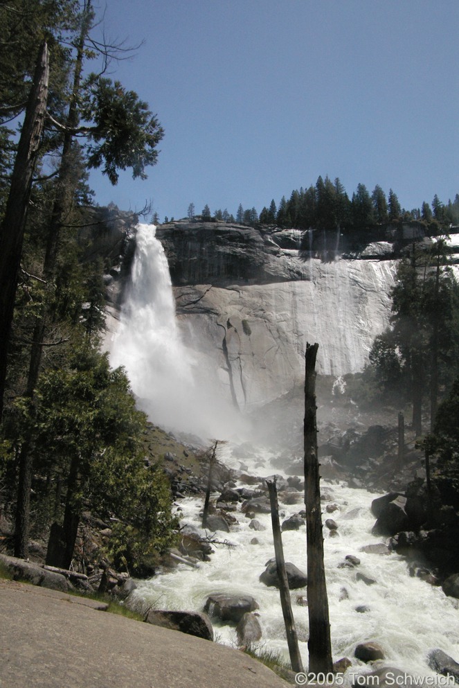 Nevada Fall, Yosemite National Park, Mariposa County, California