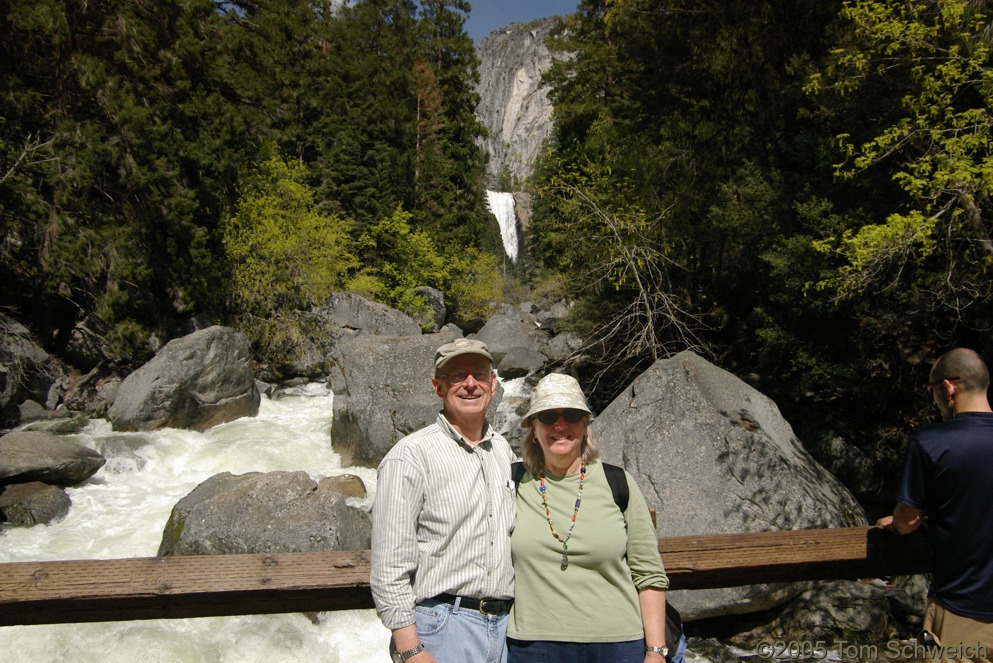 Vernal Fall, Yosemite National Park, Mariposa County, California