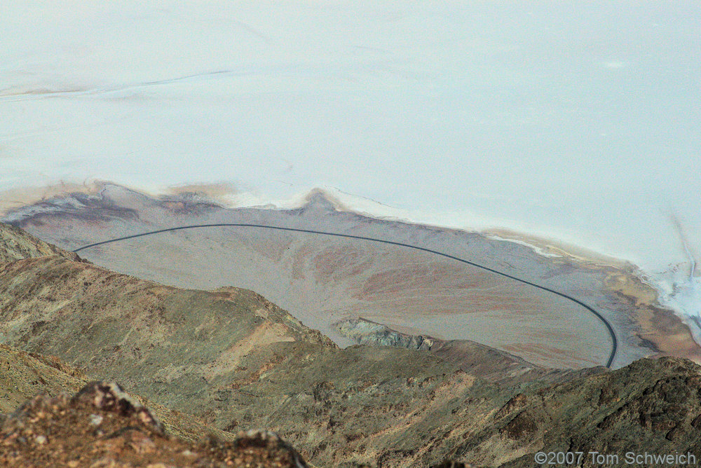 Dante's View, Alluvial Fan, Death Valley National Park, Inyo County, California