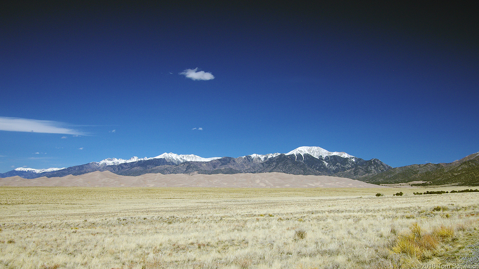 Sand dunes to the north of CO Highway 150.