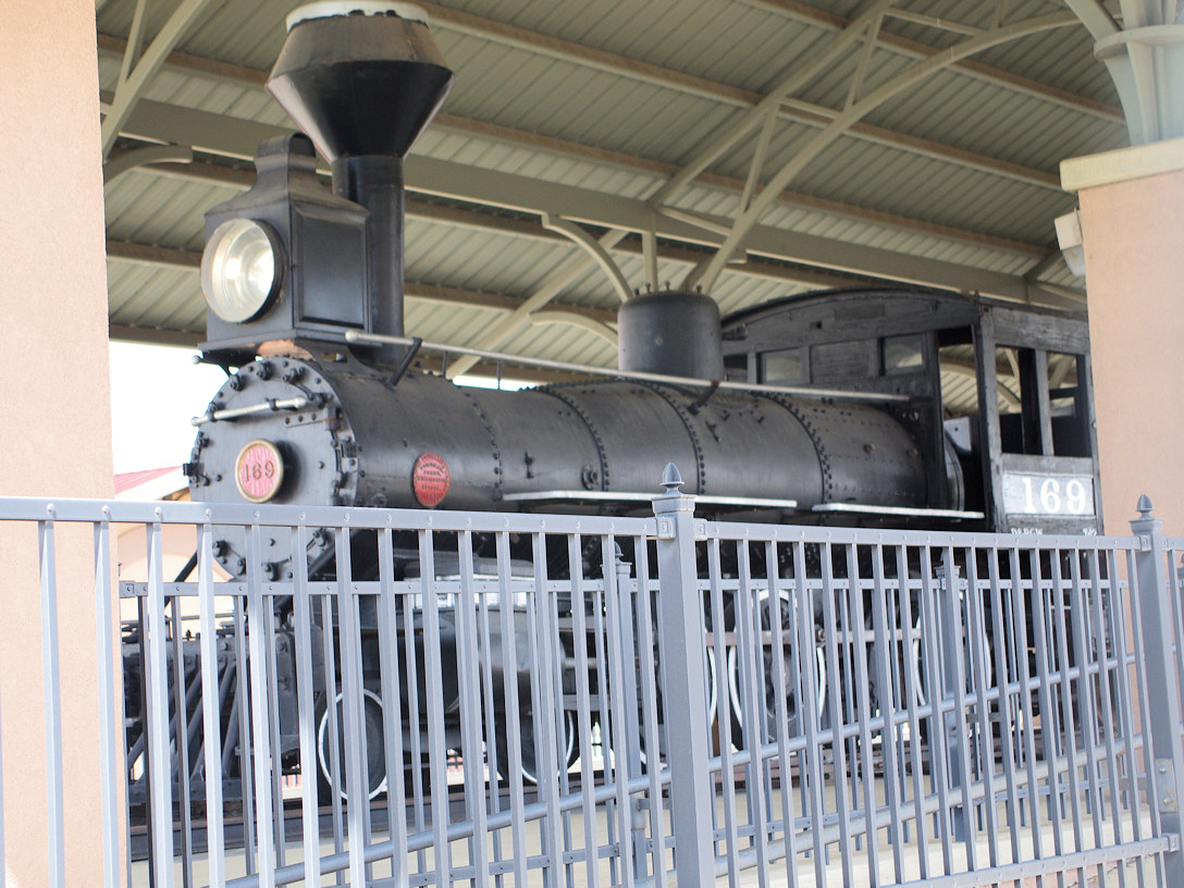 D&RGW 169 on display at Cole Park in Alamosa