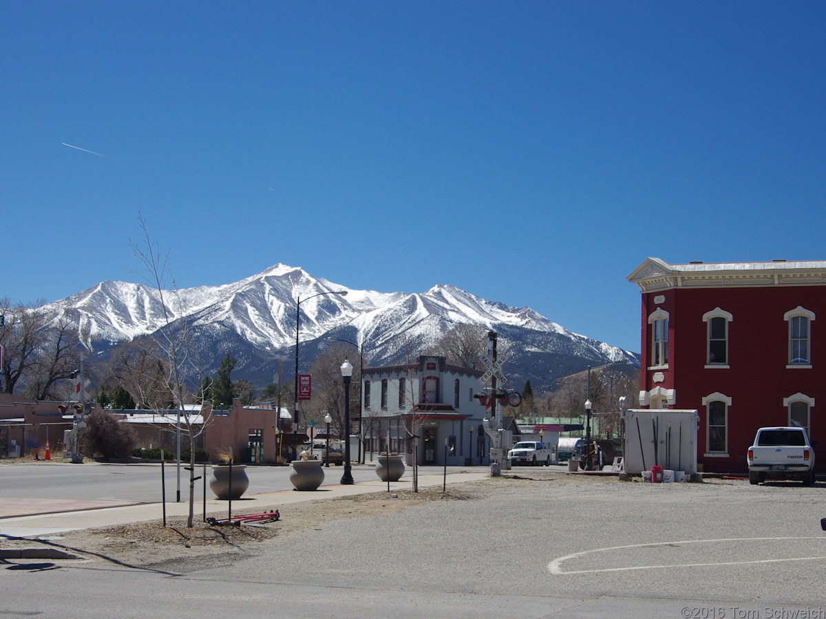 Mount Princeton west of Buena Vista