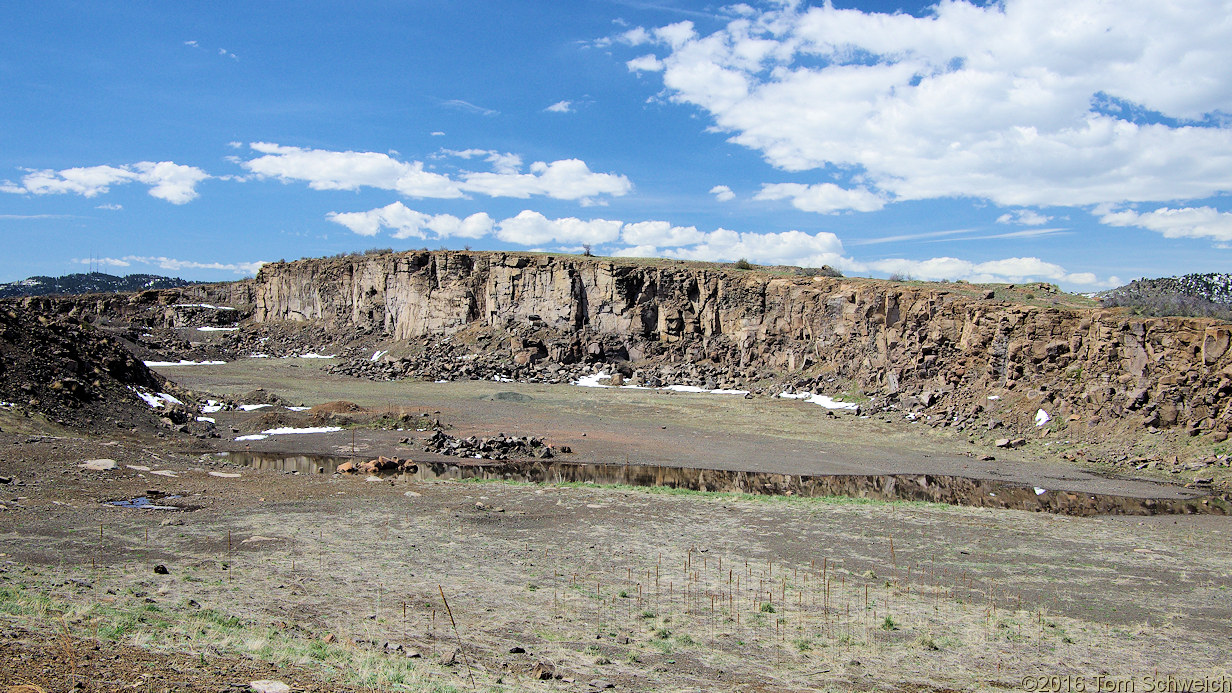 North Quarry climbing area.