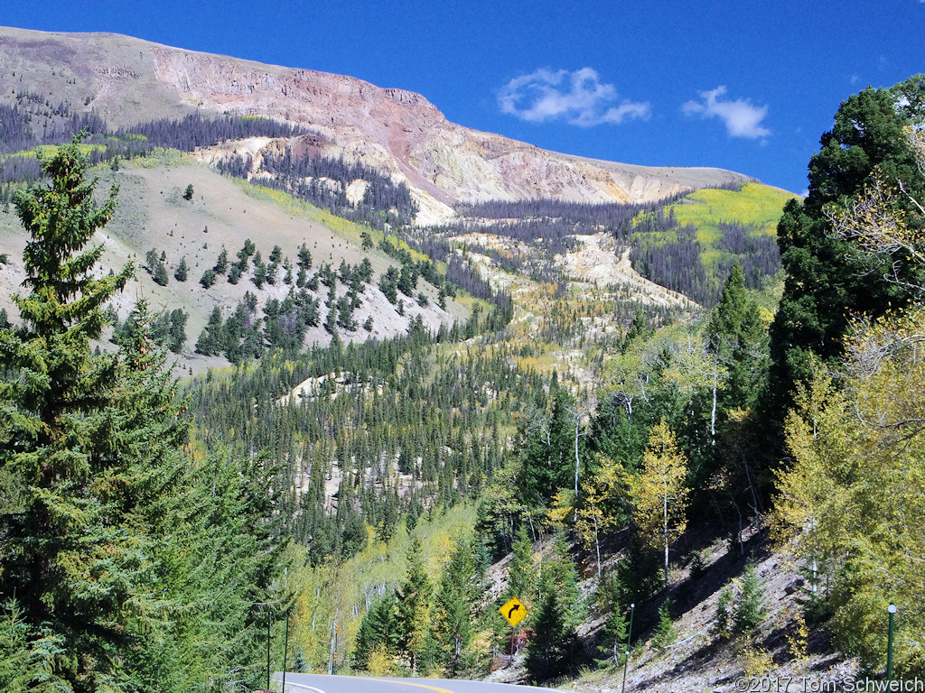 Colorado, Hinsdale County, Slumgullion Earthflow