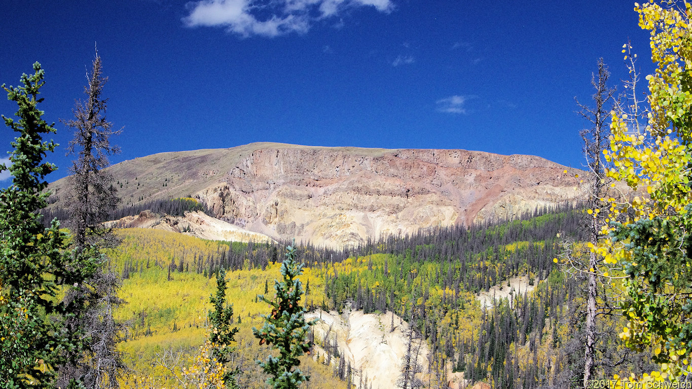 Colorado, Hinsdale County, Slumgullion Earthflow