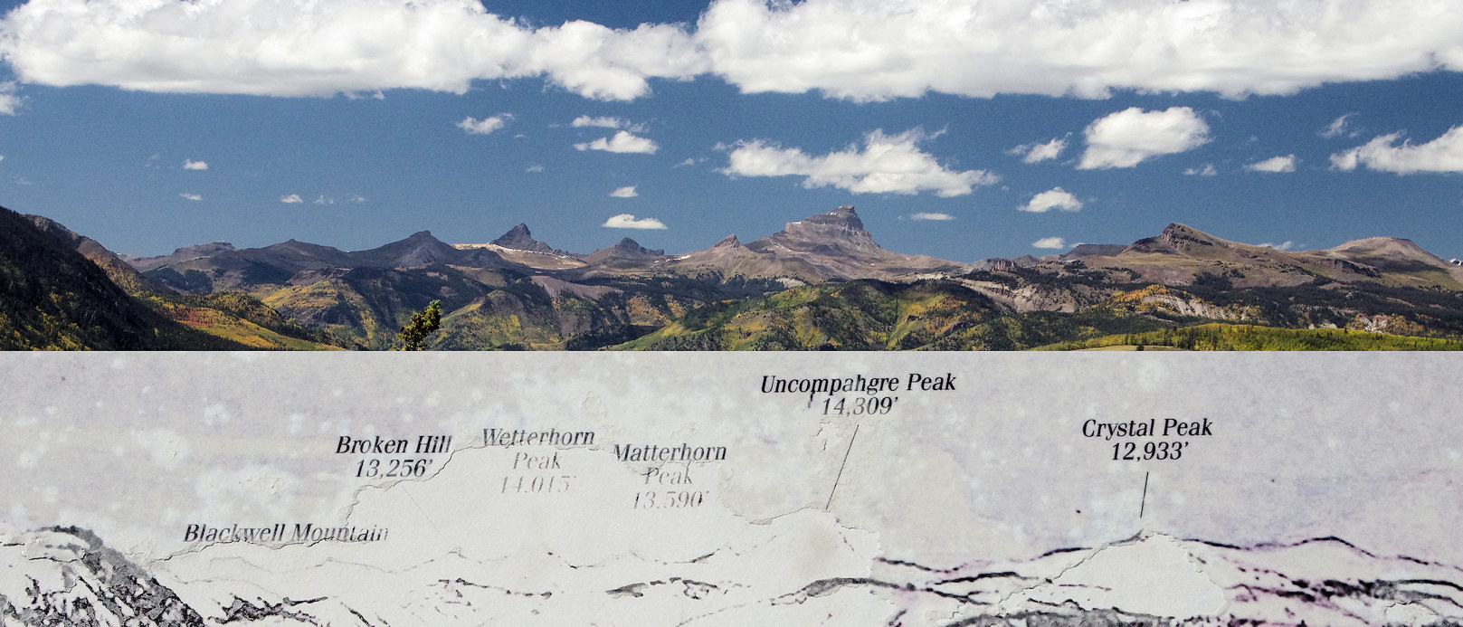 Colorado, Hinsdale County, Uncompahgre Peak