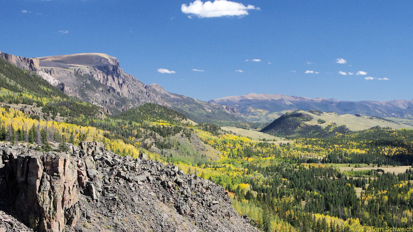 Colorado, Hinsdale County, North Clear Creek Falls