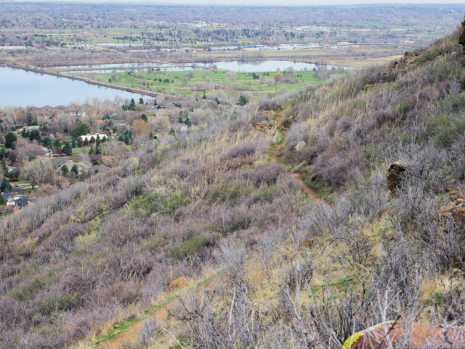 Colorado, Jefferson County, South Table Mountain, Cretaceous Trail, Tertiary Trail