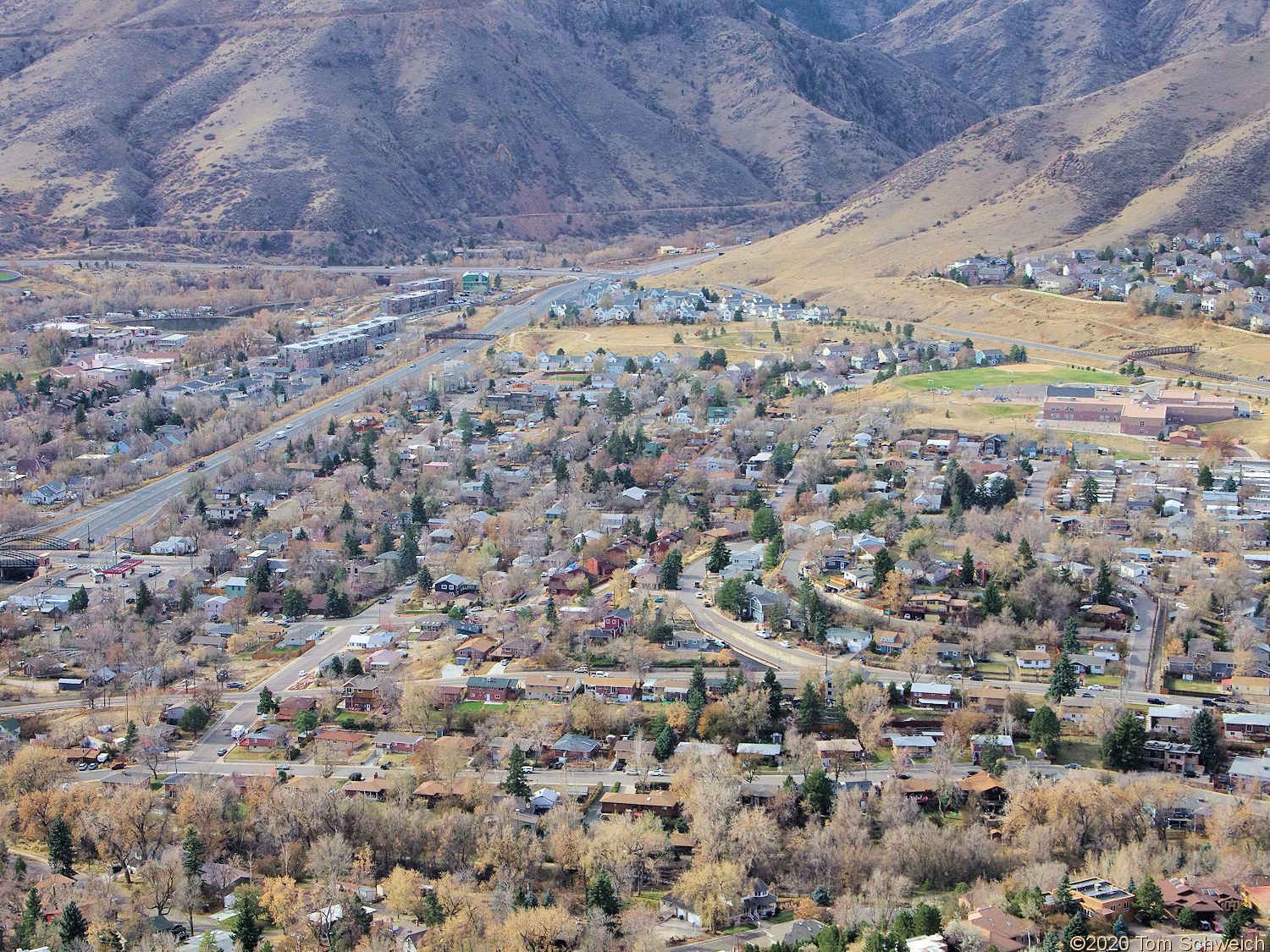 Colorado, Jefferson County, North Table Mountain, Golden