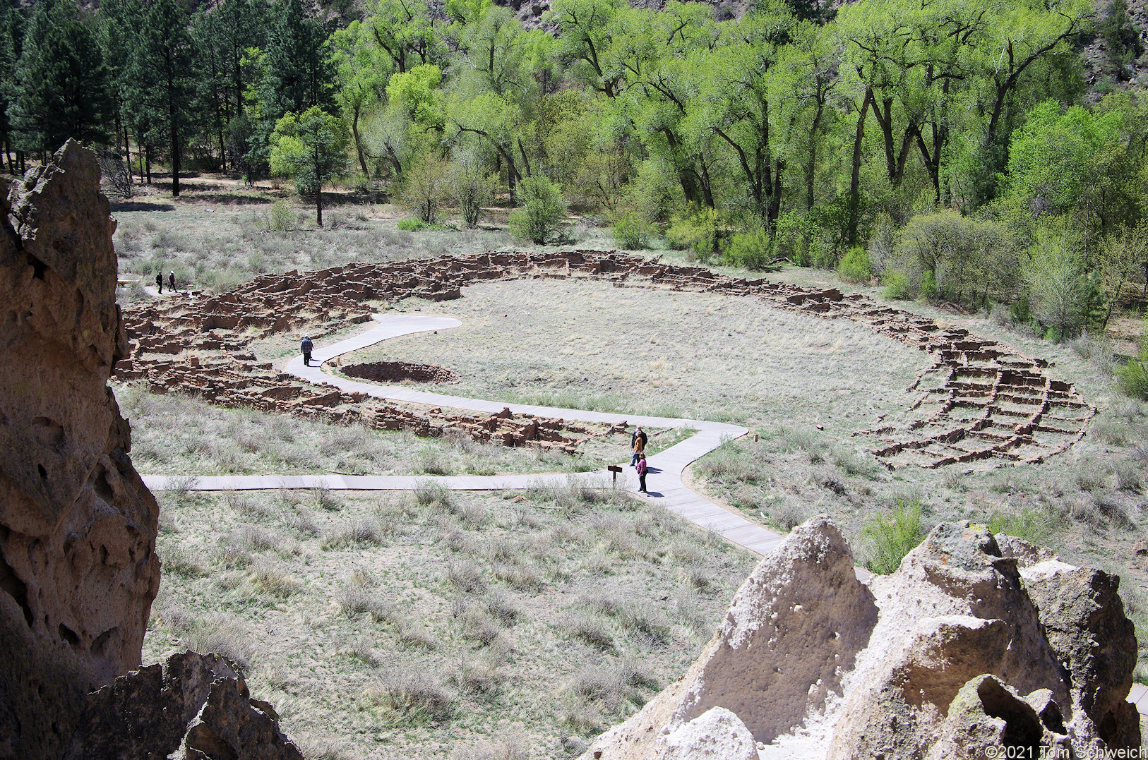 New Mexico, Sandoval County, Bandlier National Monument, Tyuonyi