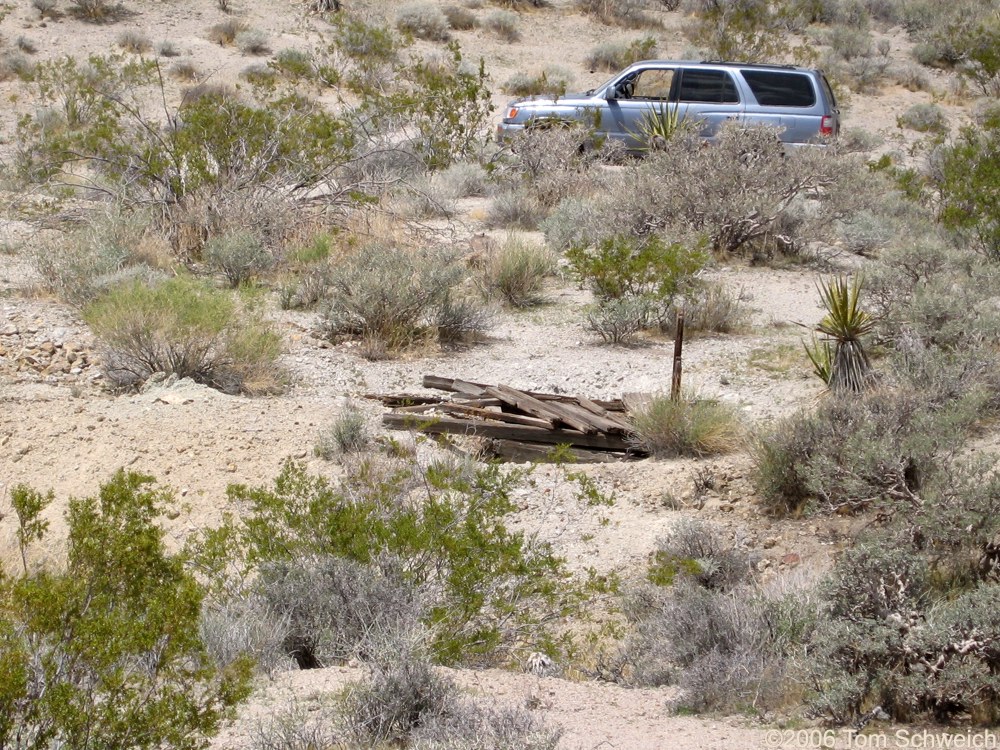 mine shaft, Halloran Hills, San Bernardino County, California