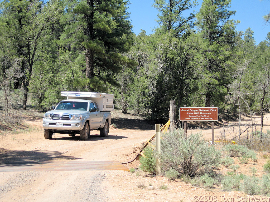 Arizona, Coconino County, Grand Canyon, Rowe Well