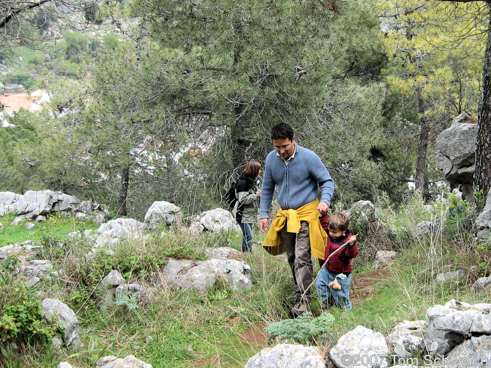 Hiking, Grazalema, Cadiz, Andalucia, Spain