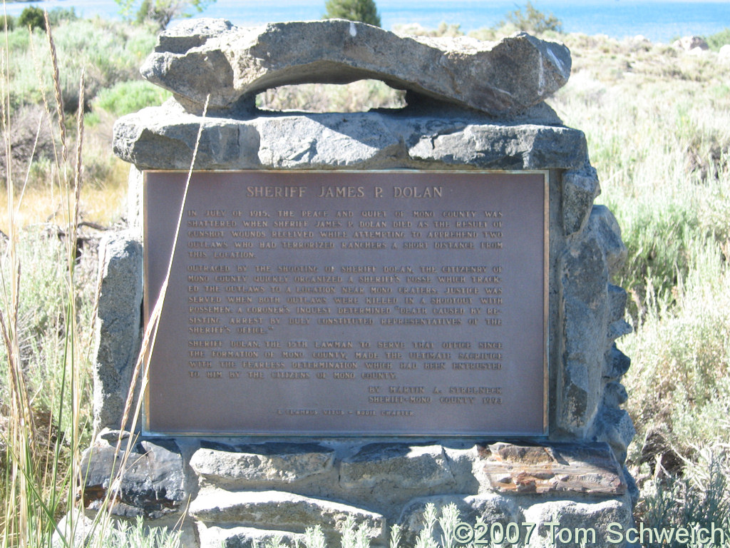 California, Mono County, Sheriff James P. Dolan