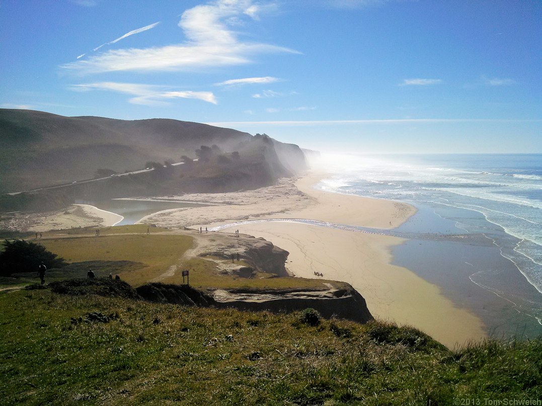 California, San Mateo County, San Gregorio Beach