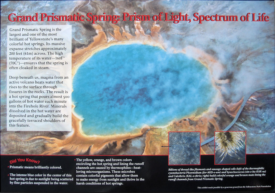 Wyoming, Teton County, Grand Prismatic Spring