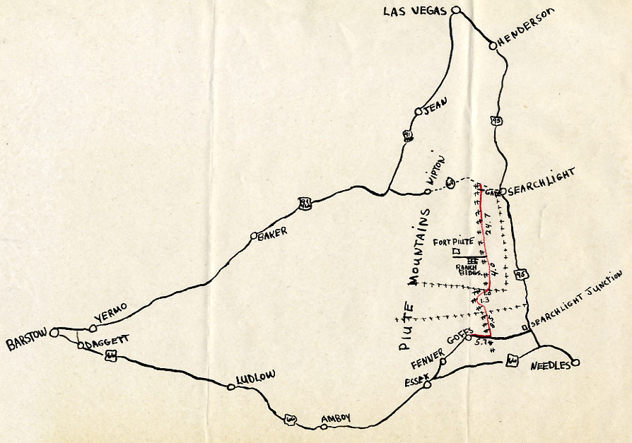 Page 3 (Map) of the Irwin Letter.