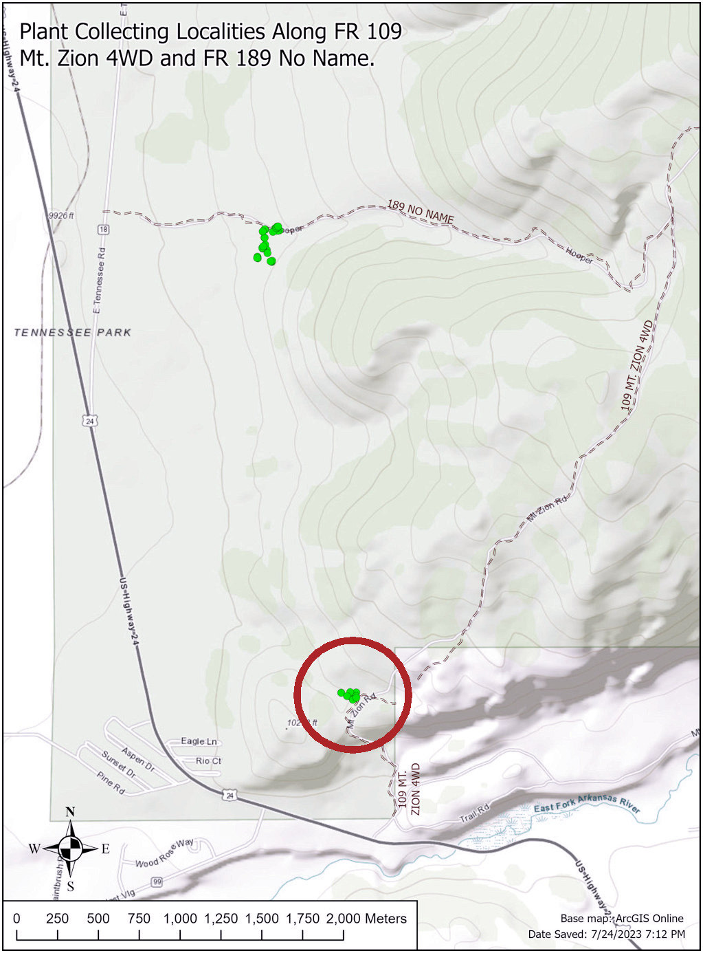 Colorado, Lake County, Meadow 3099