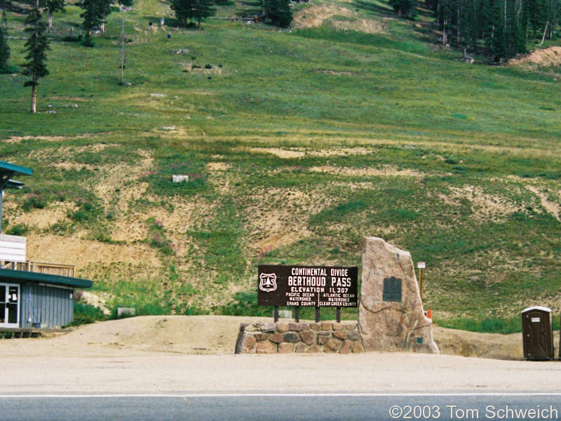 Berthoud Pass, Continental Divide, 11,307 feet.