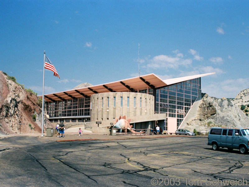 The quarry building at Dinosaur National Monument.