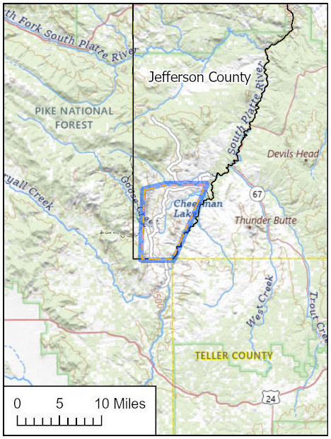 Colorado, Jefferson County, Tarryall East