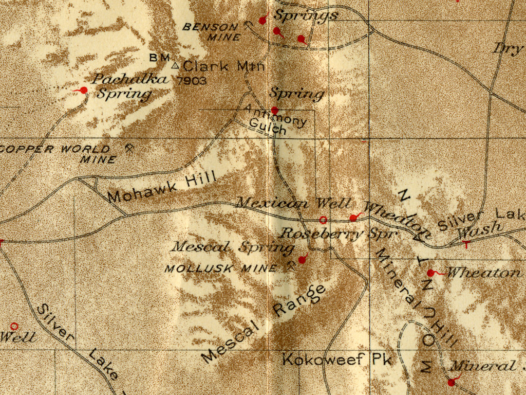 California, San Bernardino County, Mescal Spring