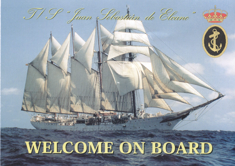 Brochure cover for <I>Juan Sebastian de Elcano</I>