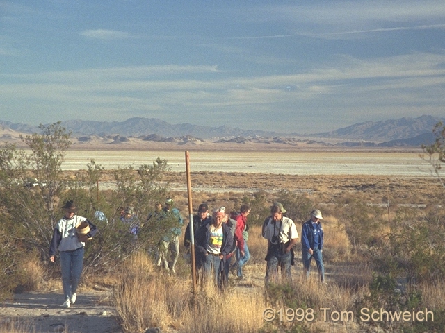 Class at Desert Studies Center.